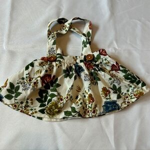 Bailey's Blossom baby girl skirt with suspenders size 0-3 months